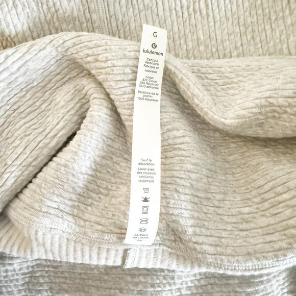 LULULEMON ATHLETICA | 'Along the Way' Cowl Neck Dress Thumb Holes | Size Large - Picture 9 of 11